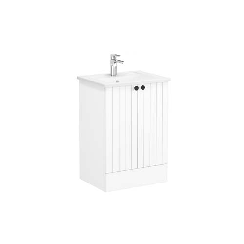 VitrA Root Groove 2 Door Floor Standing Unit 600mm - Matt White