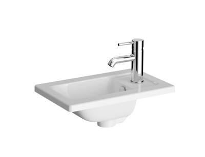 VitrA Integra Compact Basin For Furniture 450mm 1 Tap Hole - White