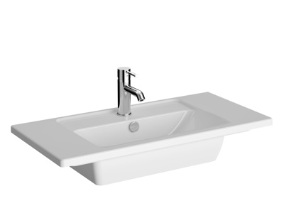 VitrA Integra Compact 800mm Basin 1 Tap Hole - White