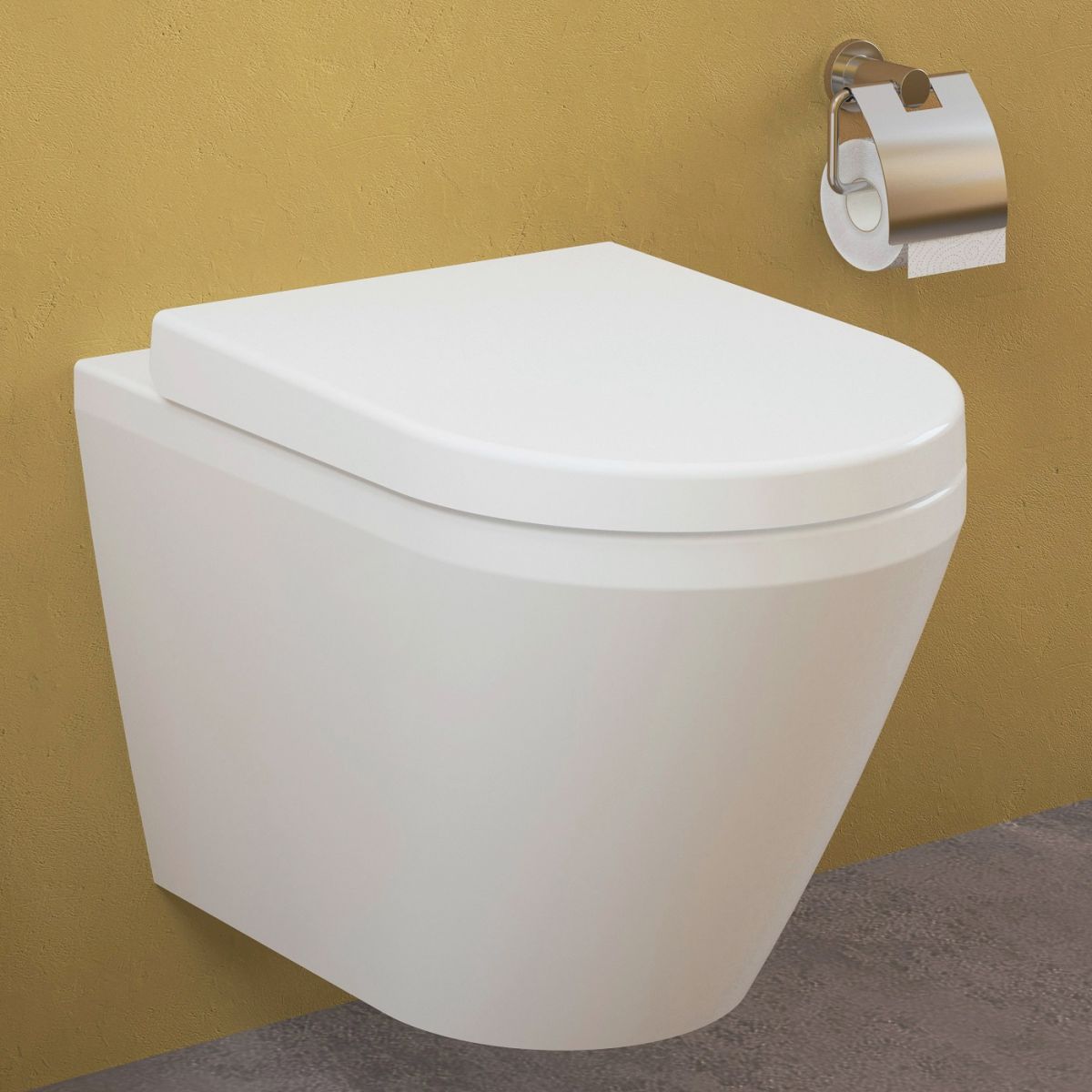 VitrA Integra Wall Hung Pan - White