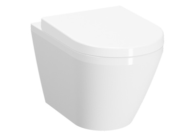 VitrA Integra Wall Hung Pan with Hidden Fixation Excl Frame & Cistern - White