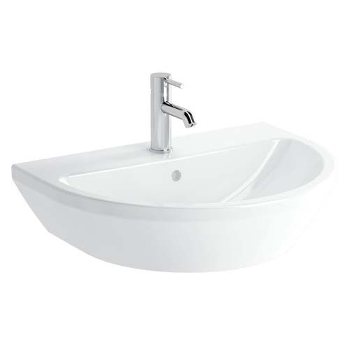 VitrA Integra Basin 65 x 49cm 1 Tap Hole - White