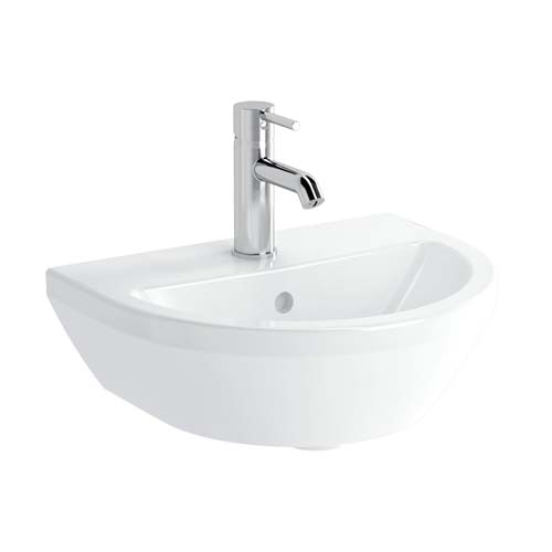 VitrA Integra Basin 45 x 36cm 1 Tap Hole - White