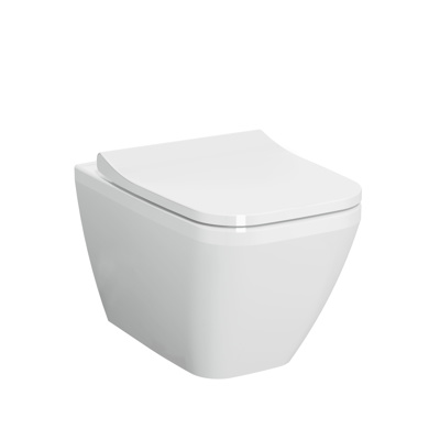 VitrA Integra Square Wall Hung Pan - White