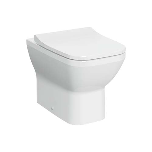VitrA Rimless Floorstanding Back To Wall Wc - Back To Wall Pan - White