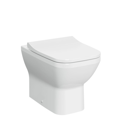 VitrA Integra Square Back To Wall Pan Excl Concealed Cistern - White