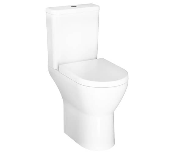 VitrA Integra Rimless Comfort Height Close Coupled Pan Closed Back - White 5