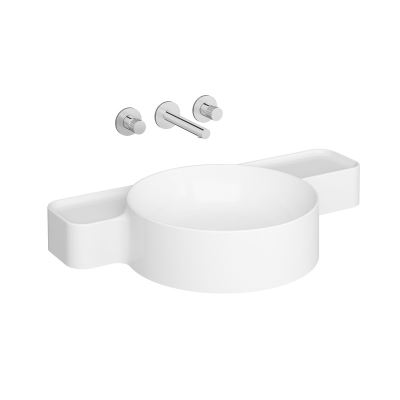 VitrA Voyage 70cm Washbasin Wall Bracket & Waste Over Included No Overflow 0 Tap Hole - White