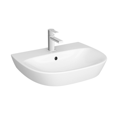 VitrA Zentrum 600mm One Tap Hole Basin - White