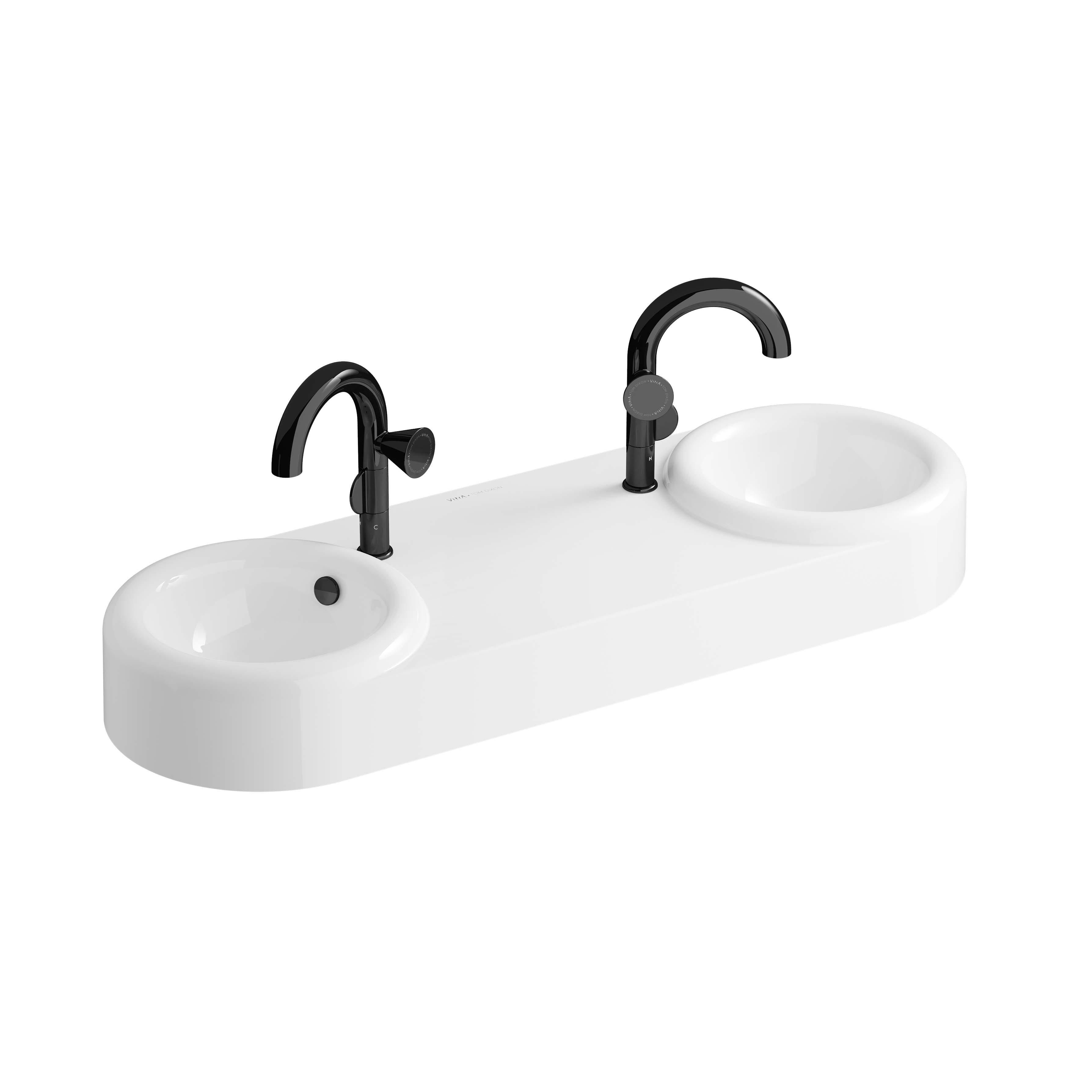 Vitra Designer Collection Liquid 110cm Double Washbasin