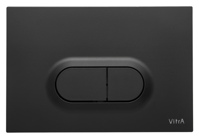 VitrA Loop O Dual Flush Plate - Black