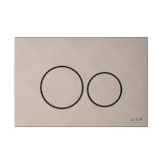 VitrA Origin Flush Plate - Brushed Nickel