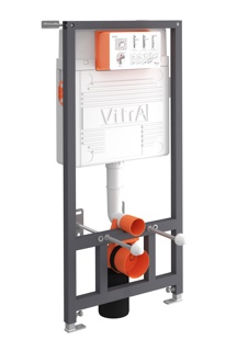 VitrA Front Operated Floor & Wall Regular Frame Including Cistern