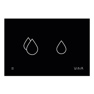 Vitra V-care Smart panel 8cm - Black