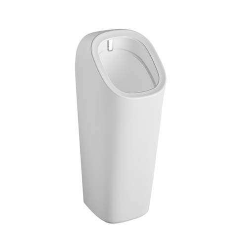 VitrA Plural Mains Operated Monoblock Urinal - Matt White