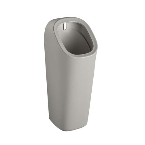 VitrA Plural Mains Operated Monoblock Urinal - Matt Taupe