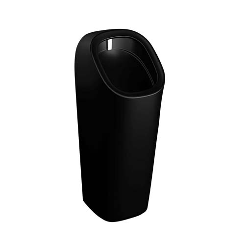 VitrA Plural Mains Operated Monoblock Urinal - Matt Black