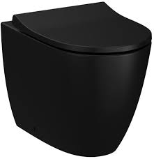 Vitra Sento Rimless Back to Wall Pan - Black