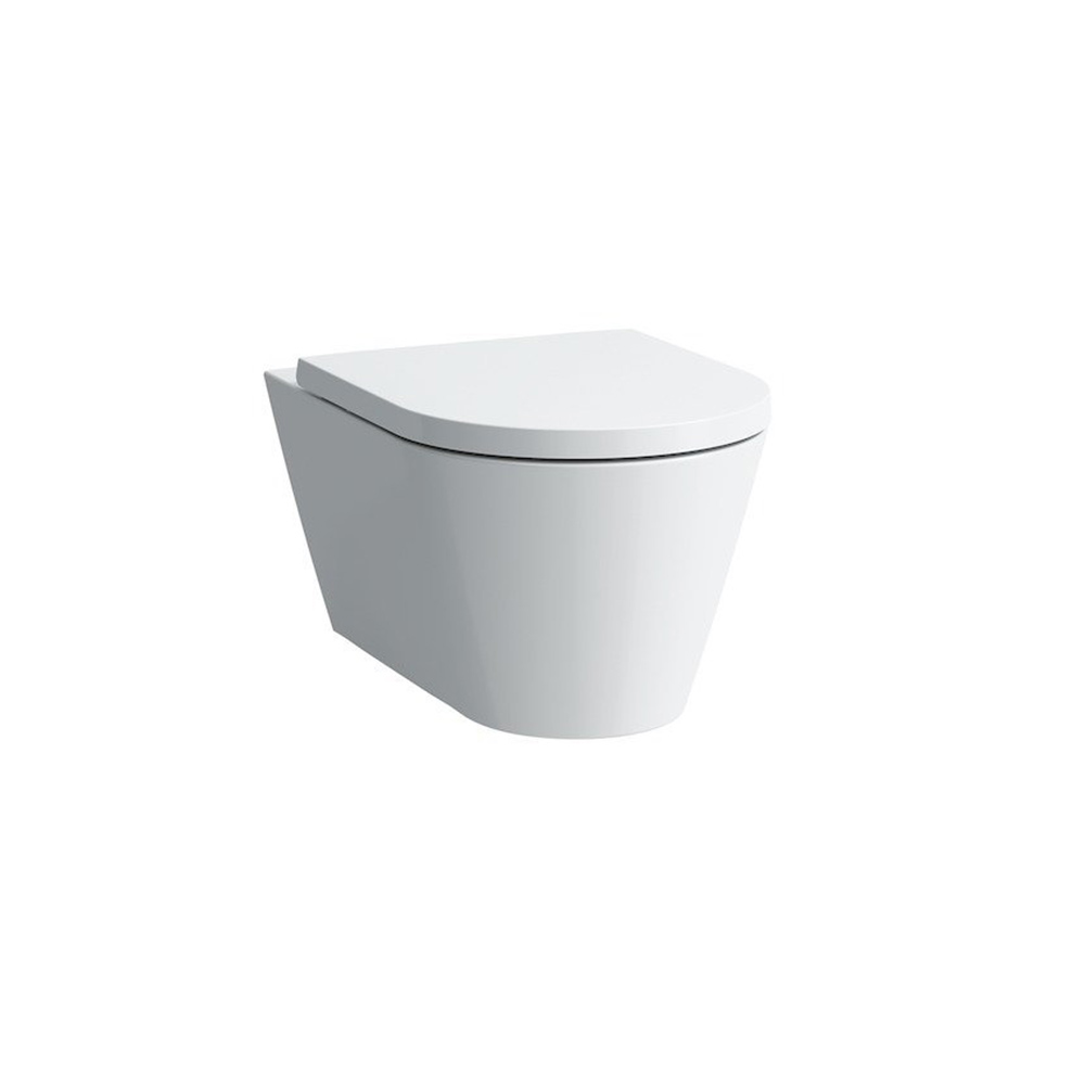 Laufen Kartell Compact Rimless Wall Hung Pan - White