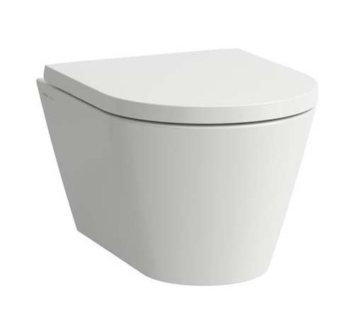 Laufen Kartell Compact Rimless Wall Hung Pan - Matt White