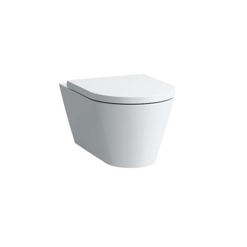 Laufen Kartell Rimless Wall Hung Pan - Matt White