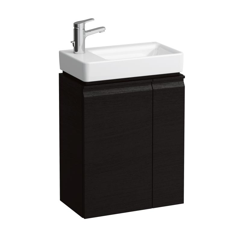 Laufen Pro S 48cm For 15955 Basin Left Hand Door / Right Hand Open Shelf - Wenge