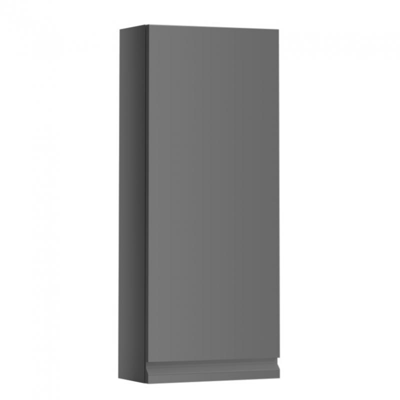 Laufen Pro S Small Cabinet 35 x 85H x 18cm Left Hand Hinge - Graphite