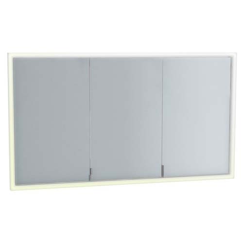 VitrA Frame 3 Door Mirror Cabinet with Lighting 220V 1245 W 685 H 175 Dcm