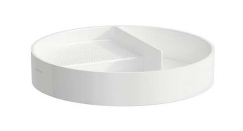 Laufen Val Round Accessory Tray 325cm Diameter - White