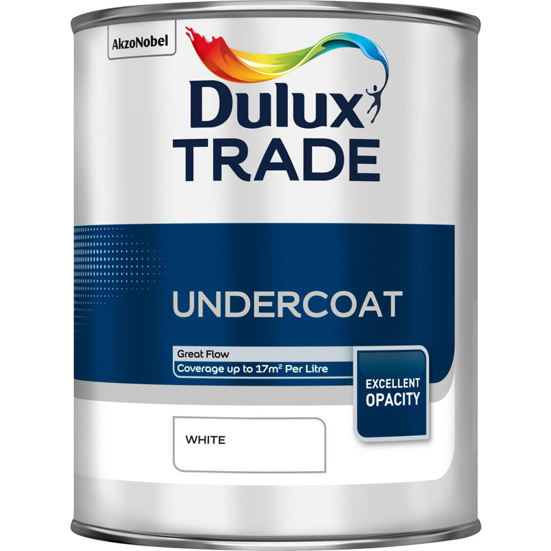 Dulux Trade Undercoat Paint 1L - White