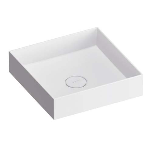 VitrA Memoria 40 x 40cm No Tap Hole No Overflow - White