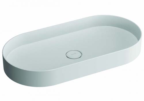VitrA Memoria 80 x 40cm No Tap Hole No Overflow - White
