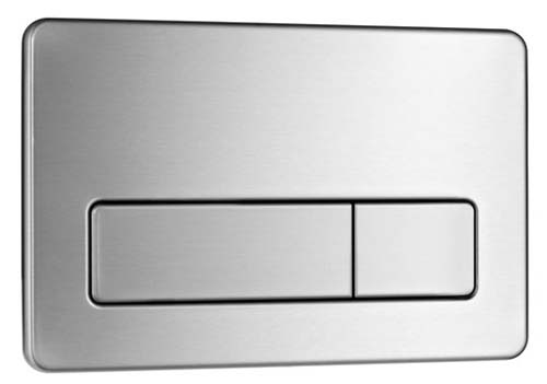 Laufen Flush Plate Aw2 Stainless Steel Anti-Vandal - Chrome