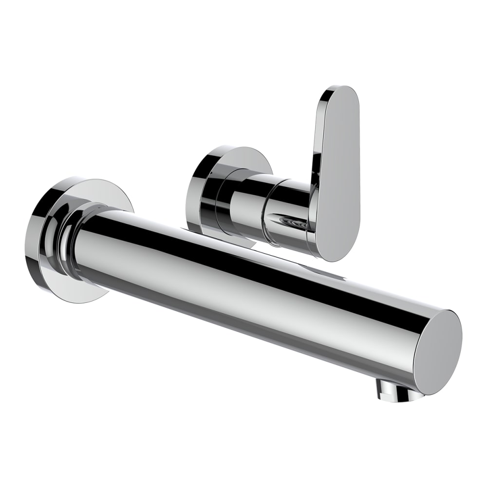 Laufen The New Classic Wall Mounted 2 Hole Basin Mixer with Pop-Up Waste - Chrome