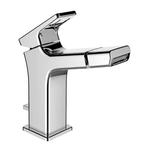 Laufen Sense Bidet Mixer with Pop-Up Waste - Chrome