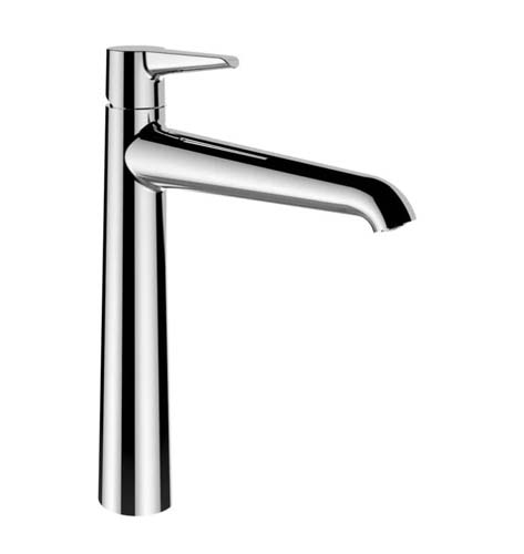 Laufen Pure Tall Monobloc Basin Mixer No Waste - Chrome