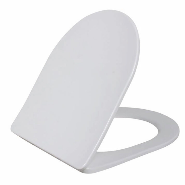 Bayou Middleton Slim Heavy Weight Soft Close Seat - White