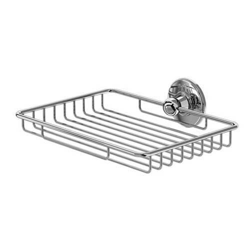 Burlington Large Soap Basket Soap Basket 215 x 6H x 179cm - Chrome