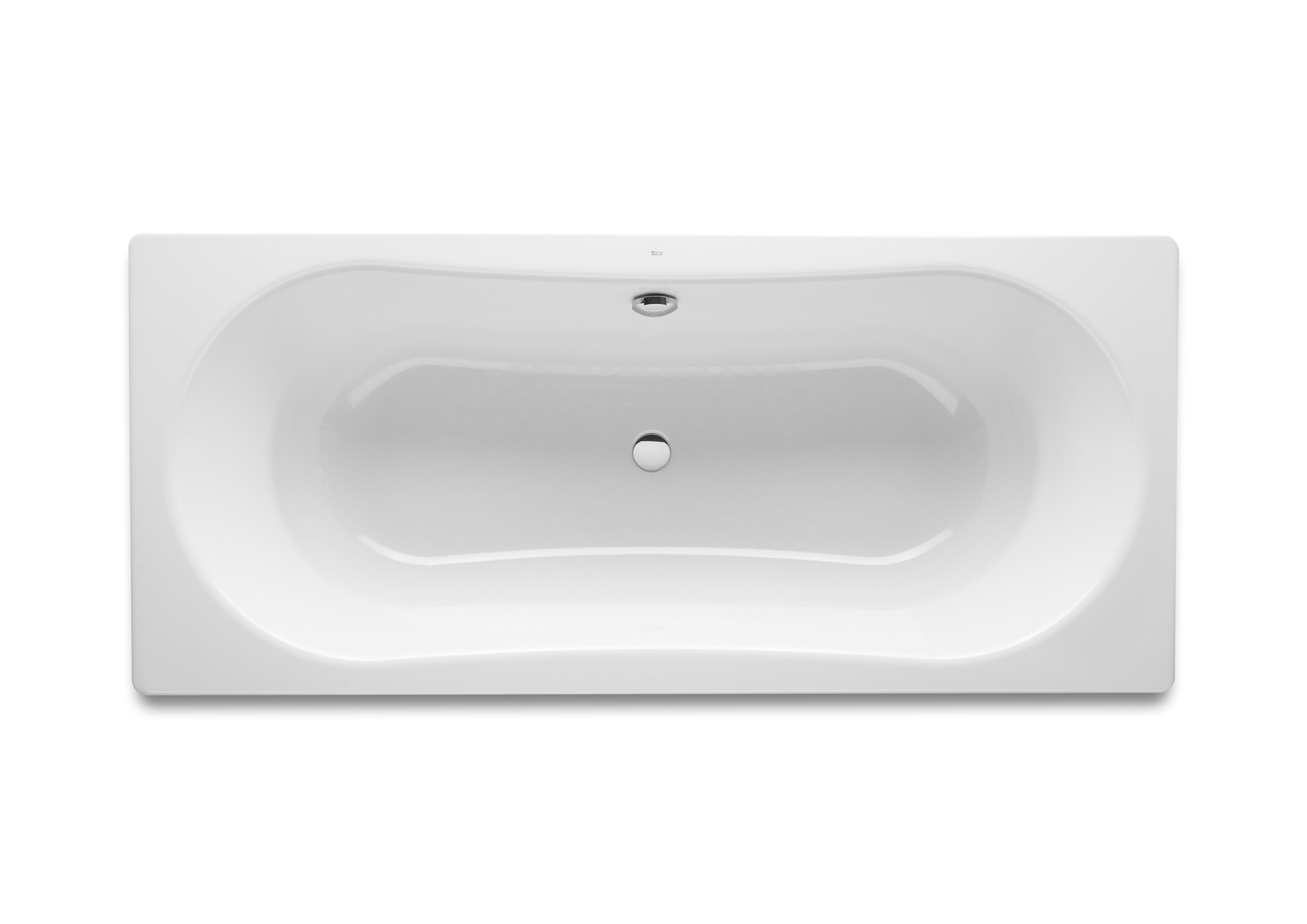 Roca Duo Steel Bath 1800 x 800mm - White