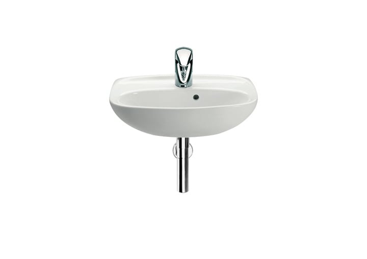 Roca Laura 450mm Basin with 1 Tap Hole - White