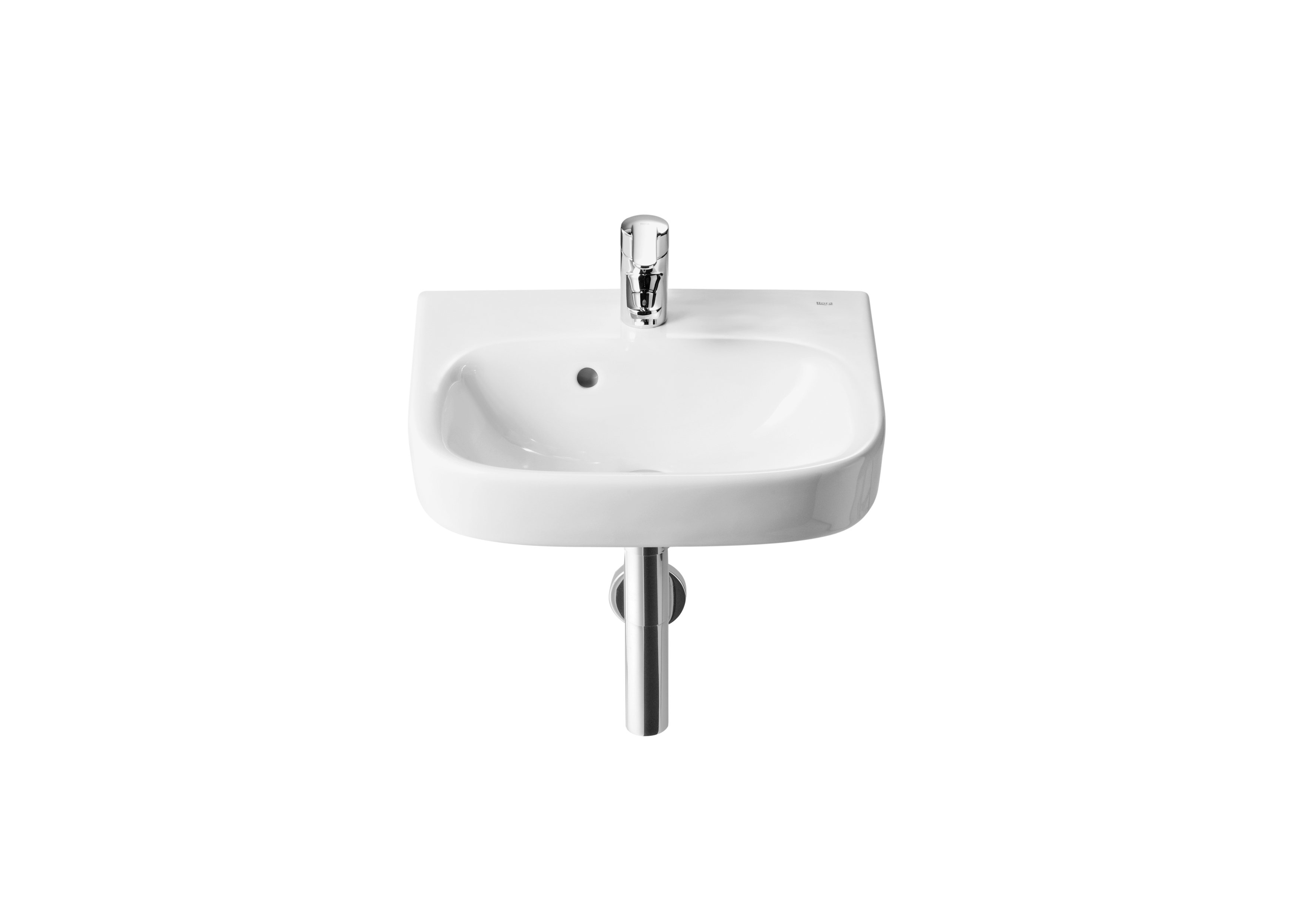 Roca Debba Cloakroom Basin 350mm 1 Tap Hole - White