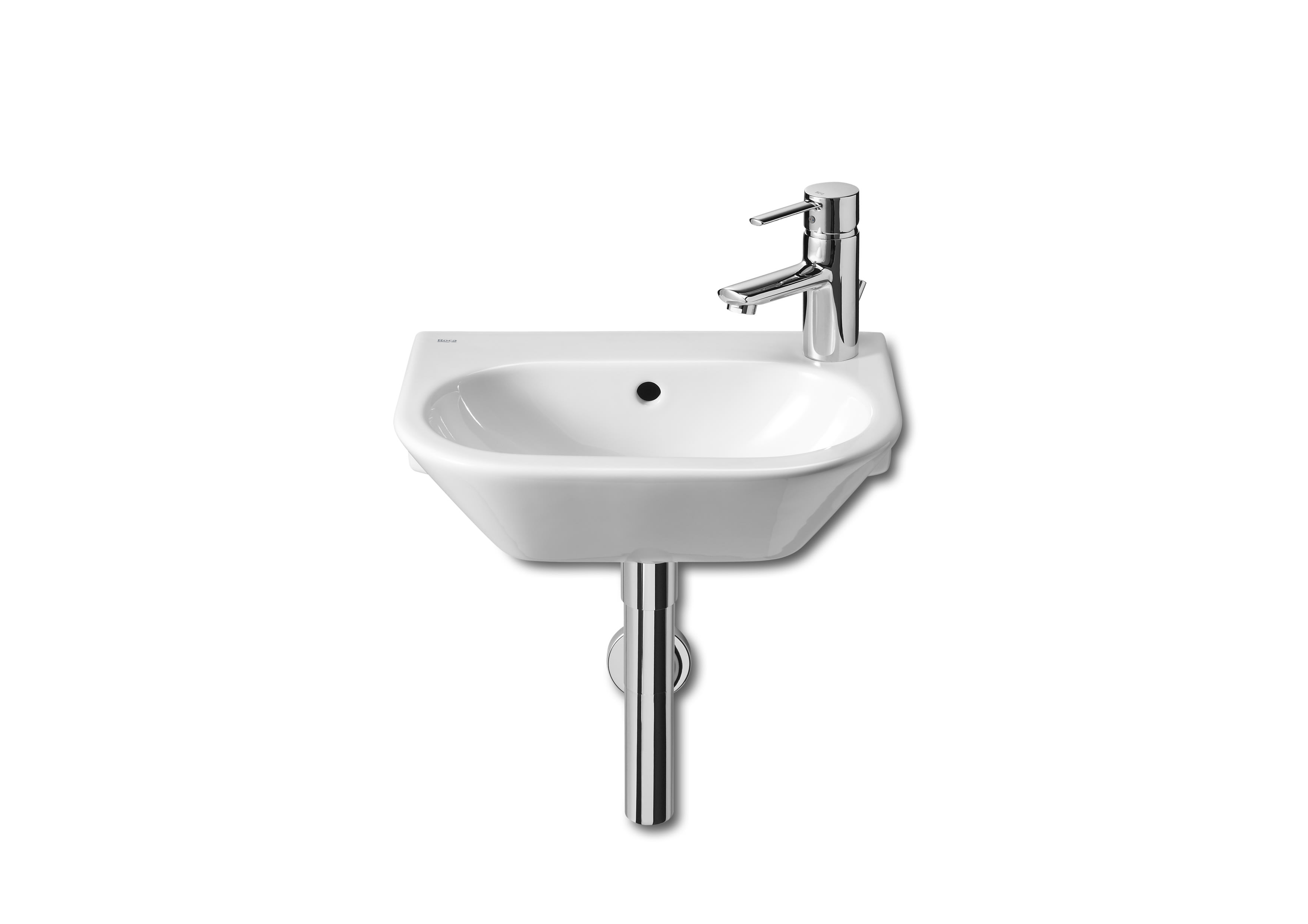 Roca Nexo Cloakroom Basin 405mm 1 Tap Hole - White