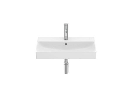 Roca Ona Compact Wall Hung Basin 600mm - Matt White