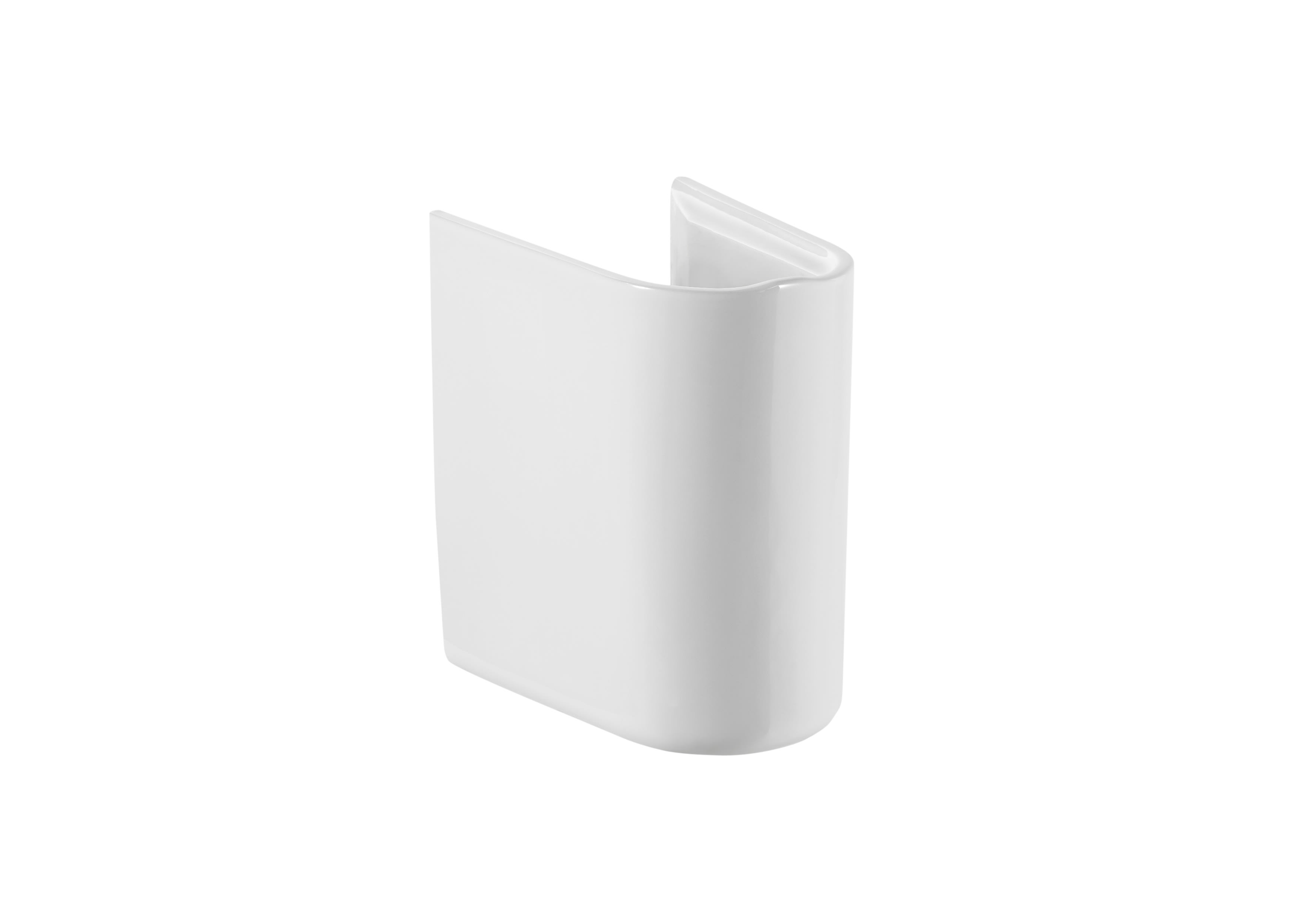 Roca Debba Cloakroom Semi Pedestal For 450mm Basin - White