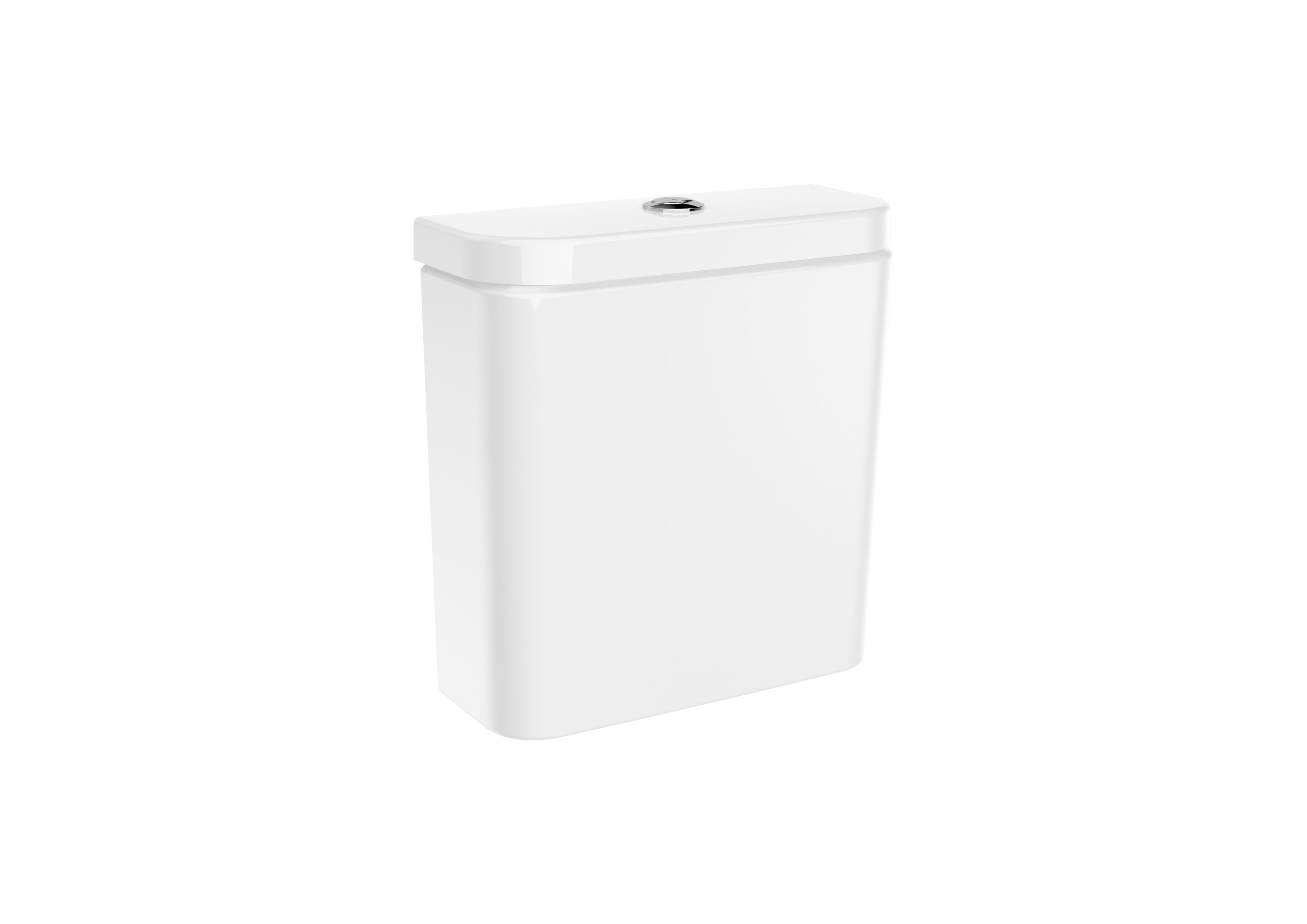 Roca The Gap Round Close Coupled Cistern & Comfort Height - White 9