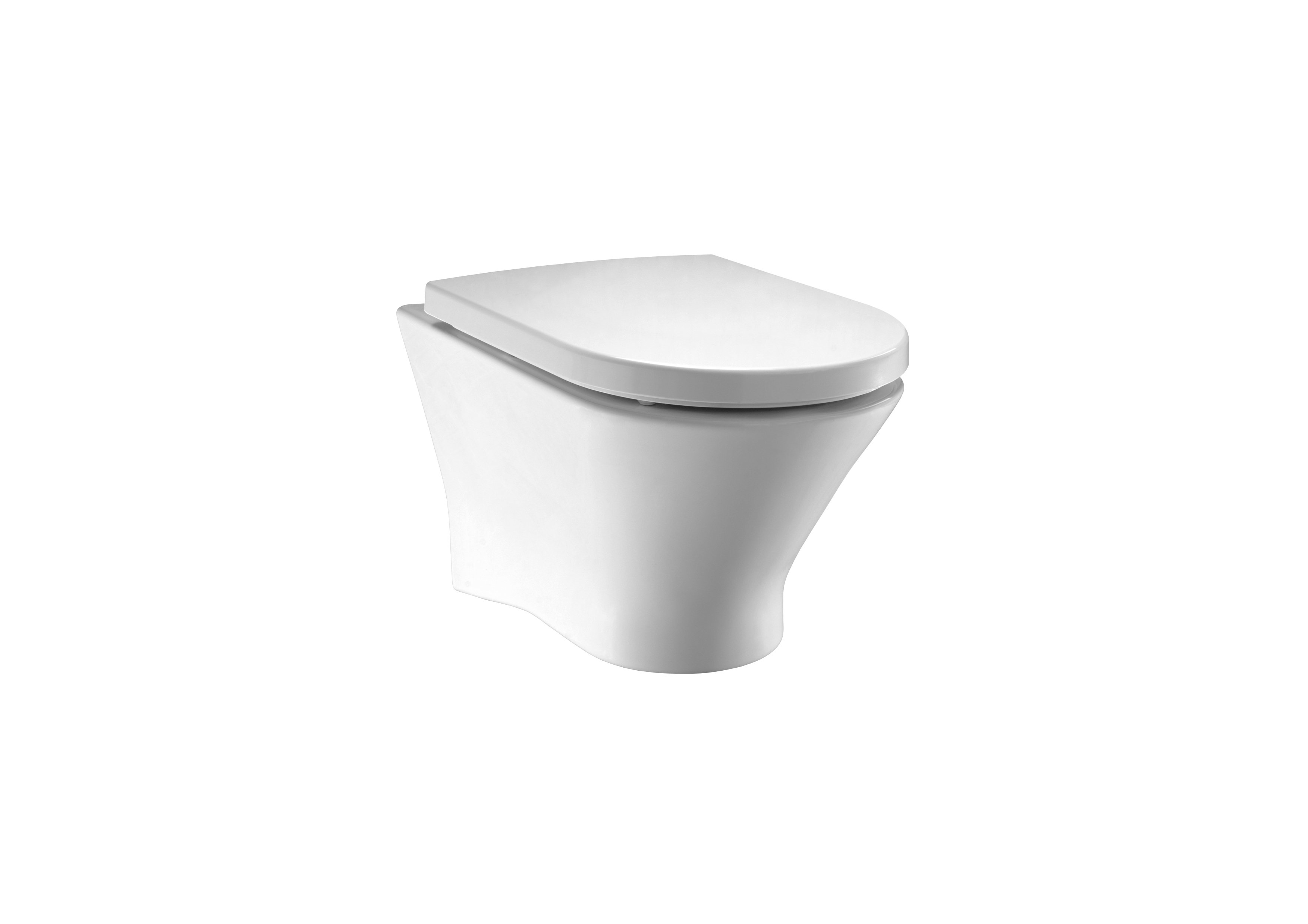 Roca Nexo Rimless Wall Hung Pan - White