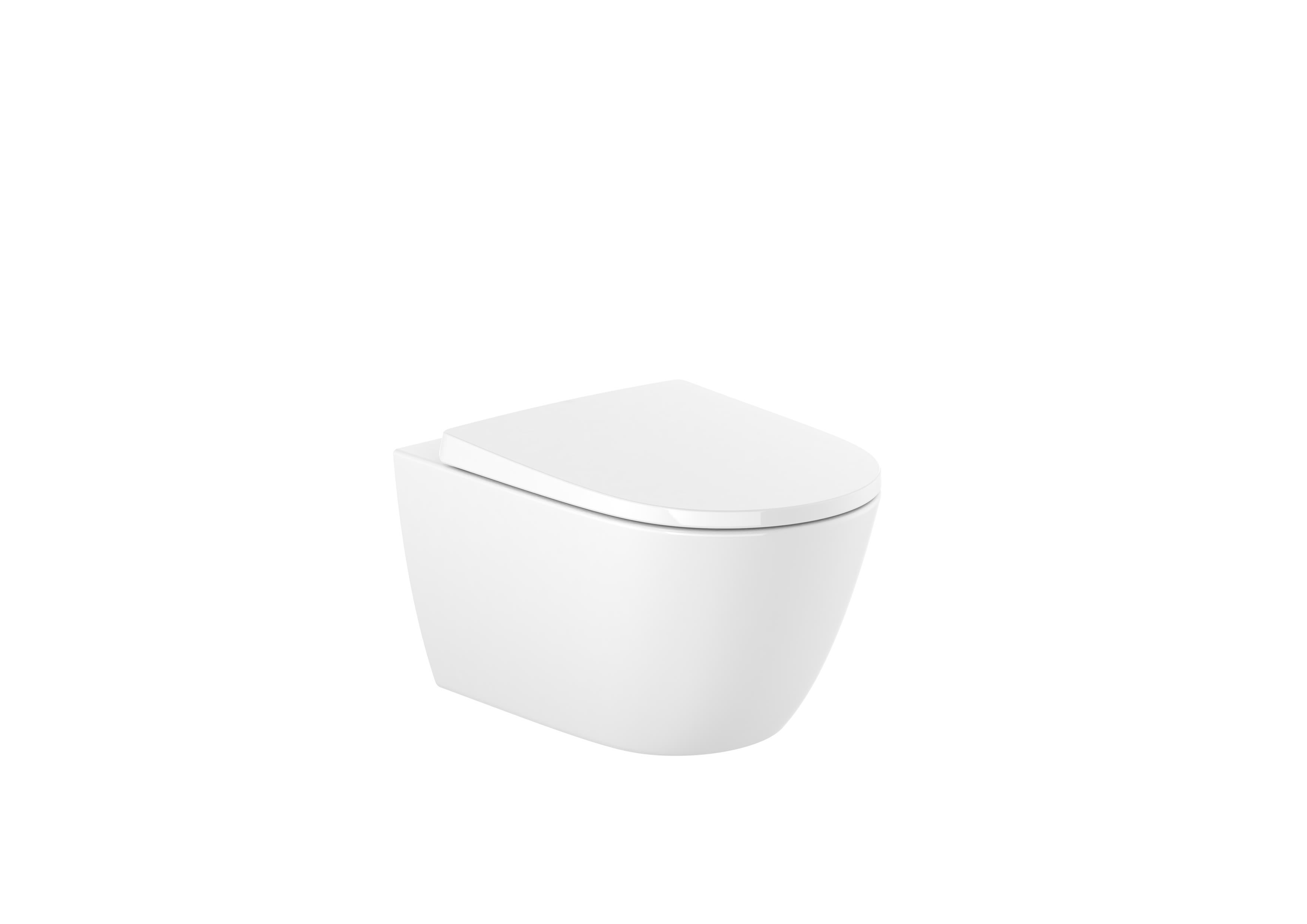 Roca Ona Wall Hung Pan - White