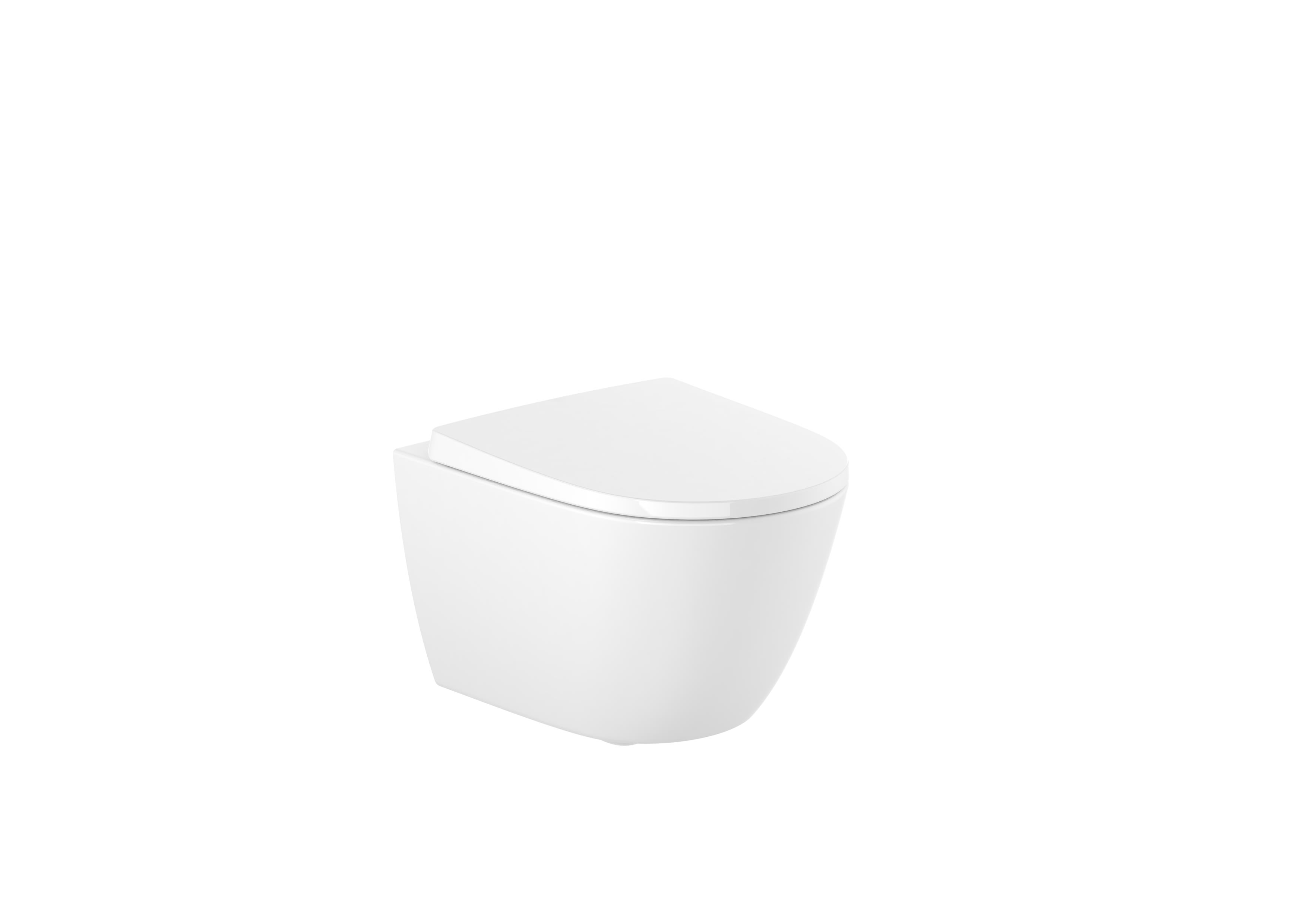 Roca Ona Compact Wall Hung Pan - White