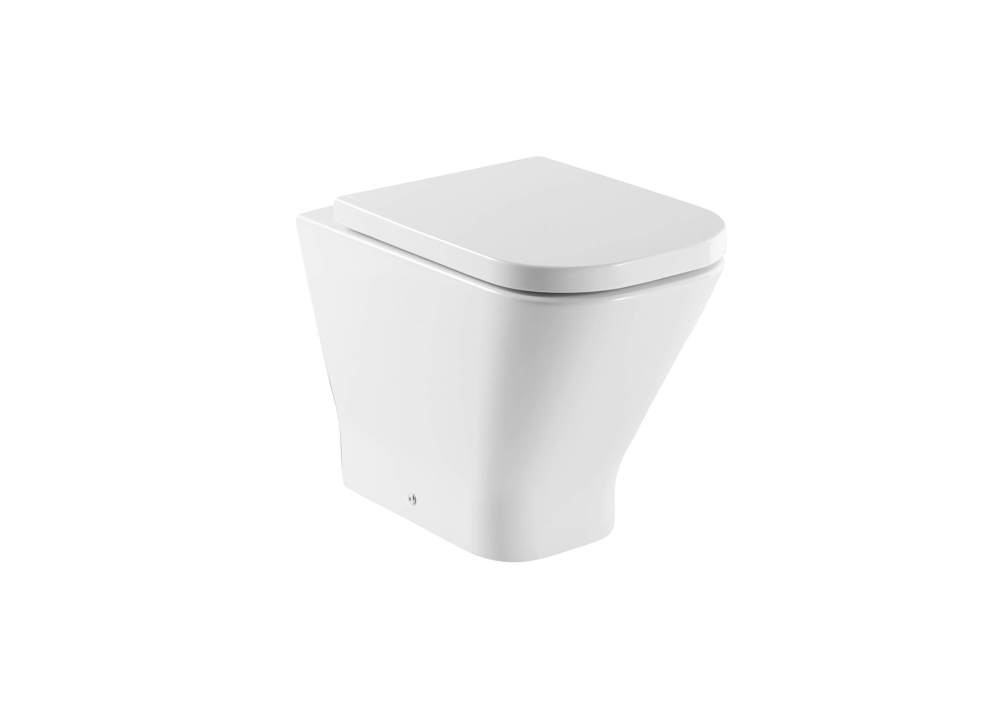 Roca The Gap Comfort Height Back To Wall Pan - White