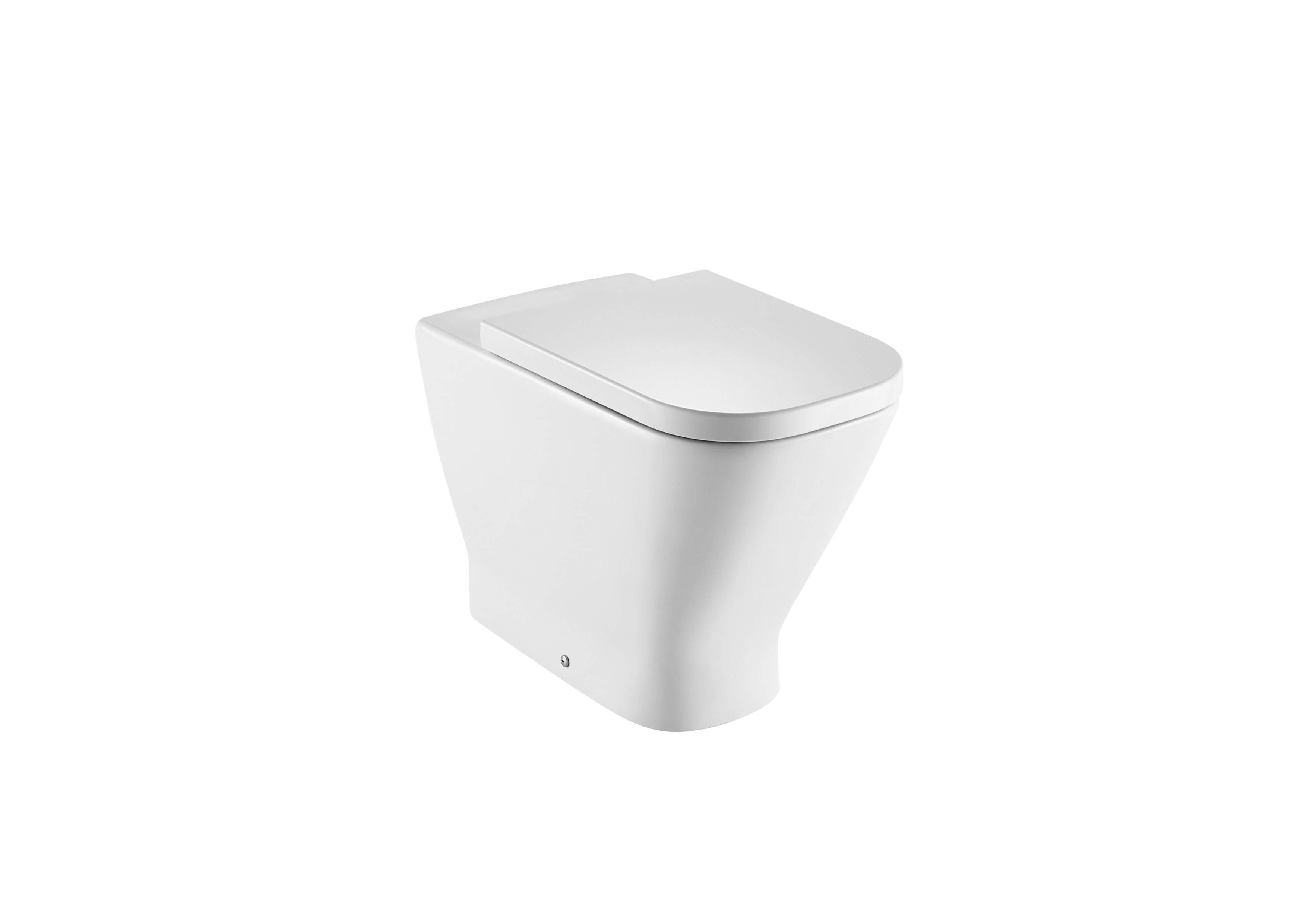 Roca The Gap Rimless Back To Wall Pan - White